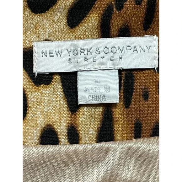 🔥 NY&CO LEOPARD SKIRT W14 EUC FLAWLESS! 🔥 - Picture 9 of 9